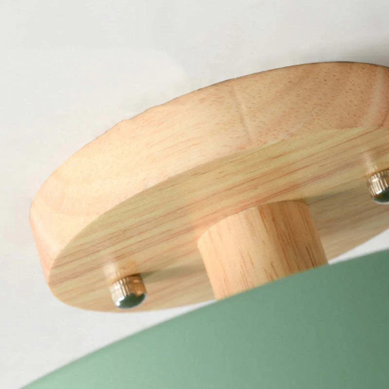 Modern Wooden LED Ceiling Light