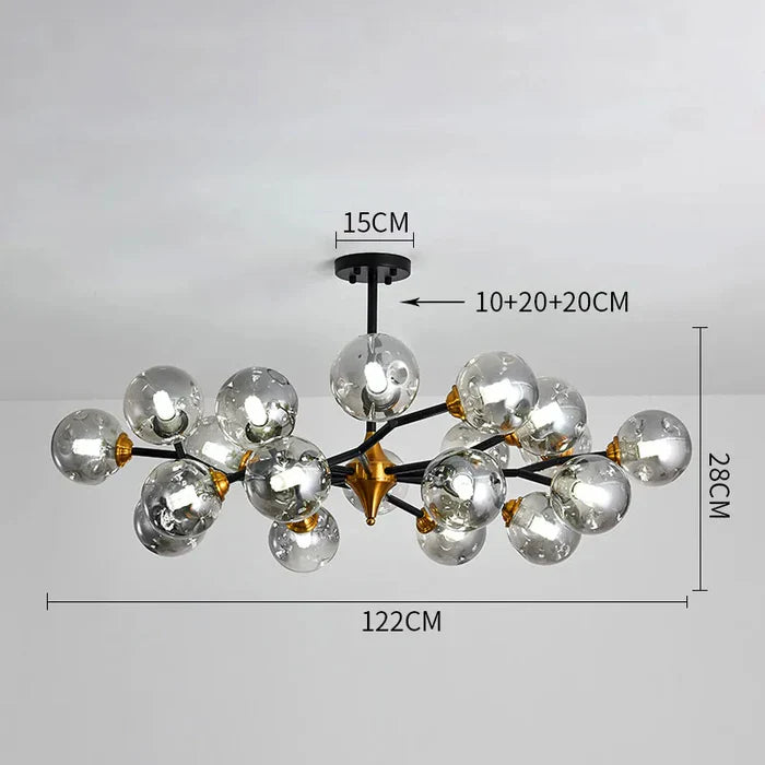 Modern Molecular Chandelier – Ceiling Light