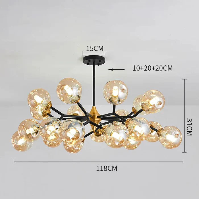 Modern Molecular Chandelier – Ceiling Light