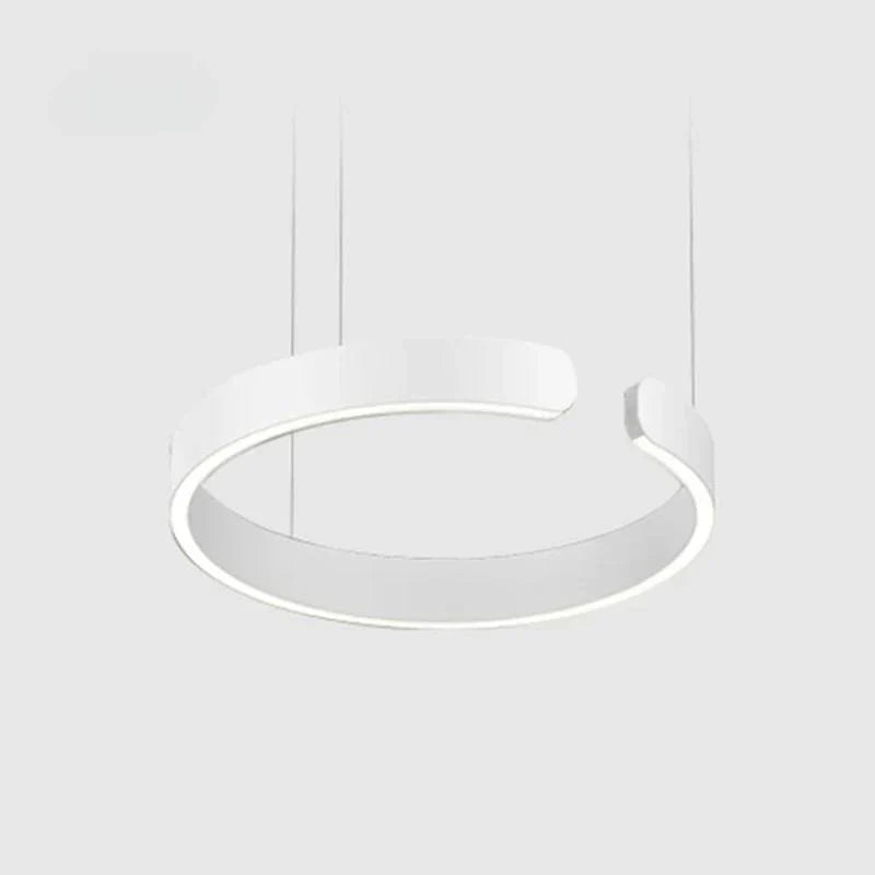 Modern LED Ring Chandelier – Elegant Round Ceiling Light