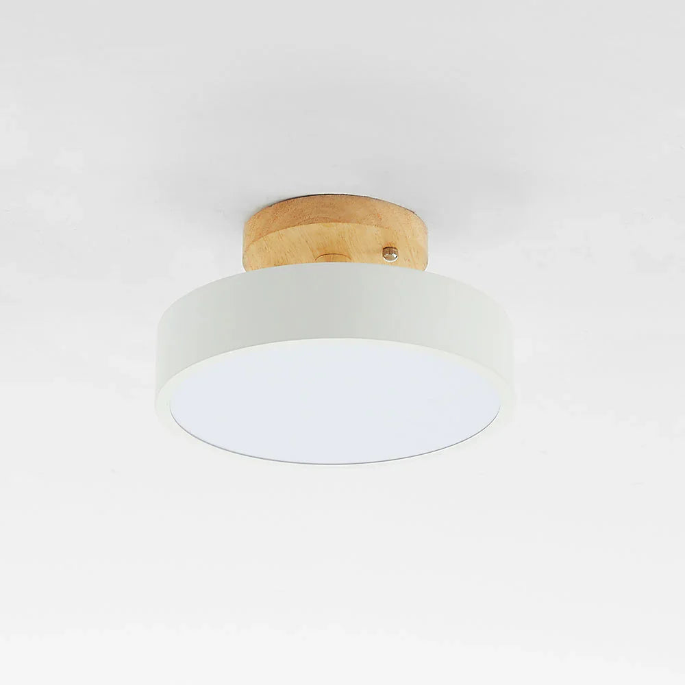 Modern Wooden LED Ceiling Light