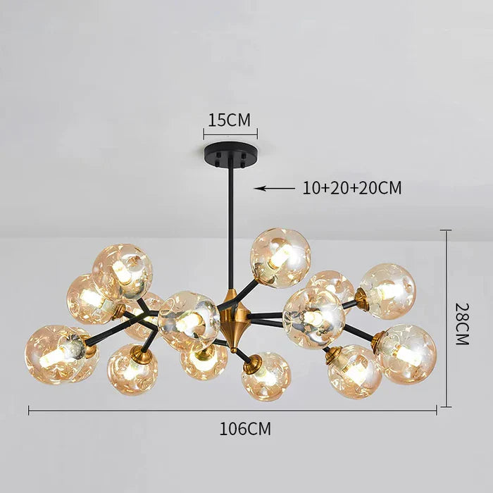 Modern Molecular Chandelier – Ceiling Light