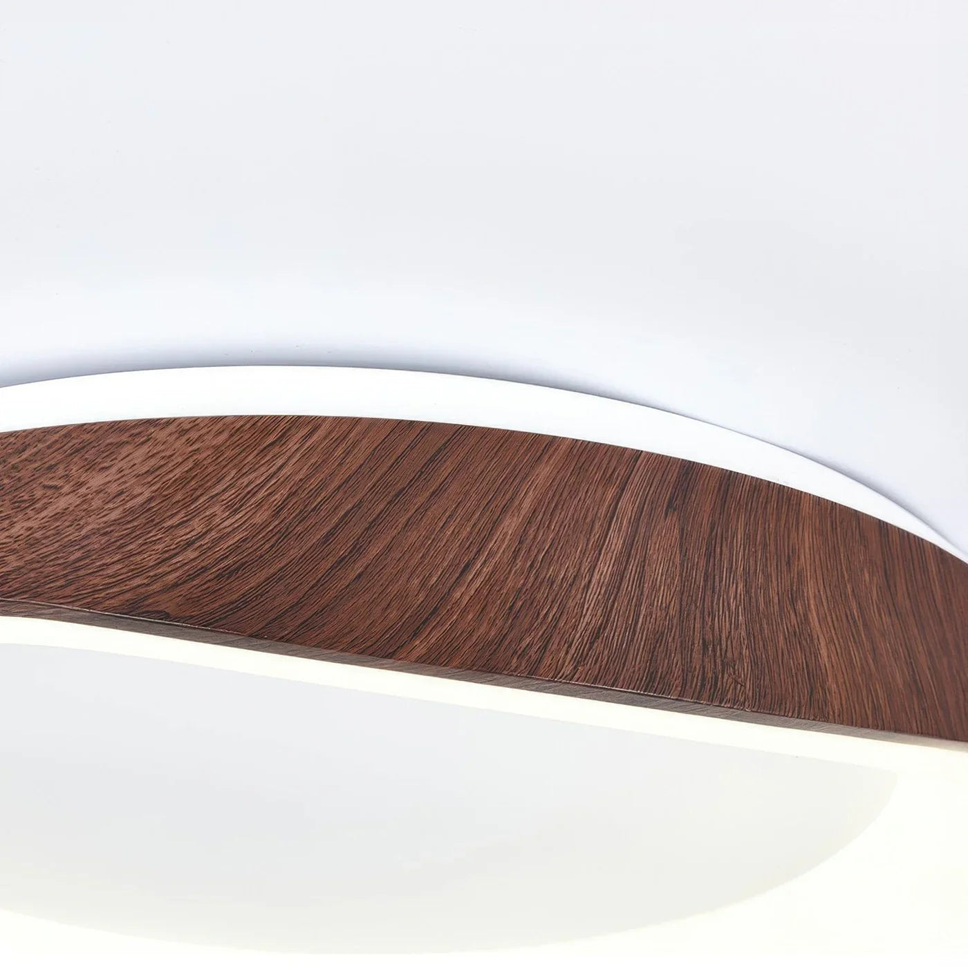 Scandinavian LED Ceiling Light – Modern Surface-Mounted Light with Wood Effect
