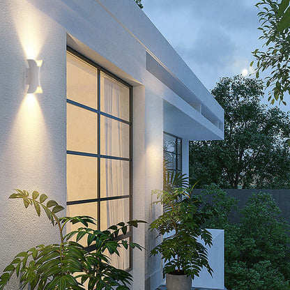 Curved Up and Down LED Outdoor Wall Light - Arrielight