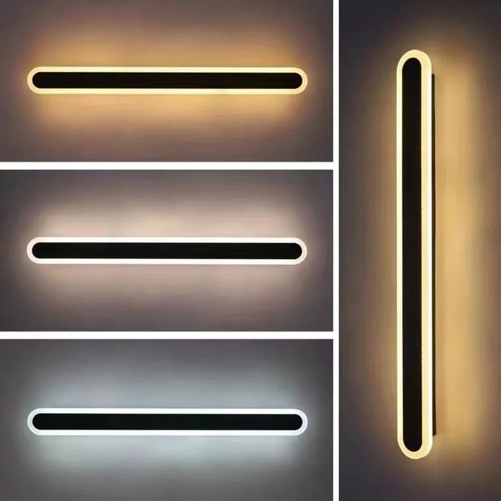 Linear Oval LED Outdoor Wall Light - Arrielight