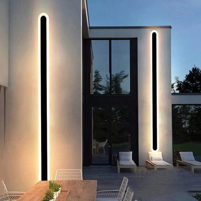 Linear Oval LED Outdoor Wall Light - Arrielight