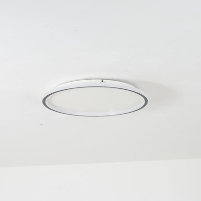 Slim Round LED Flush Ceiling Light with Acrylic Diffuser - Arrielight