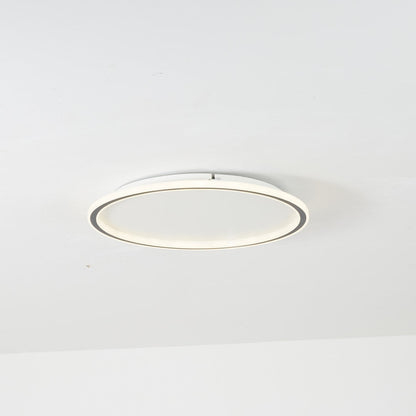 Slim Round LED Flush Ceiling Light with Acrylic Diffuser - Arrielight
