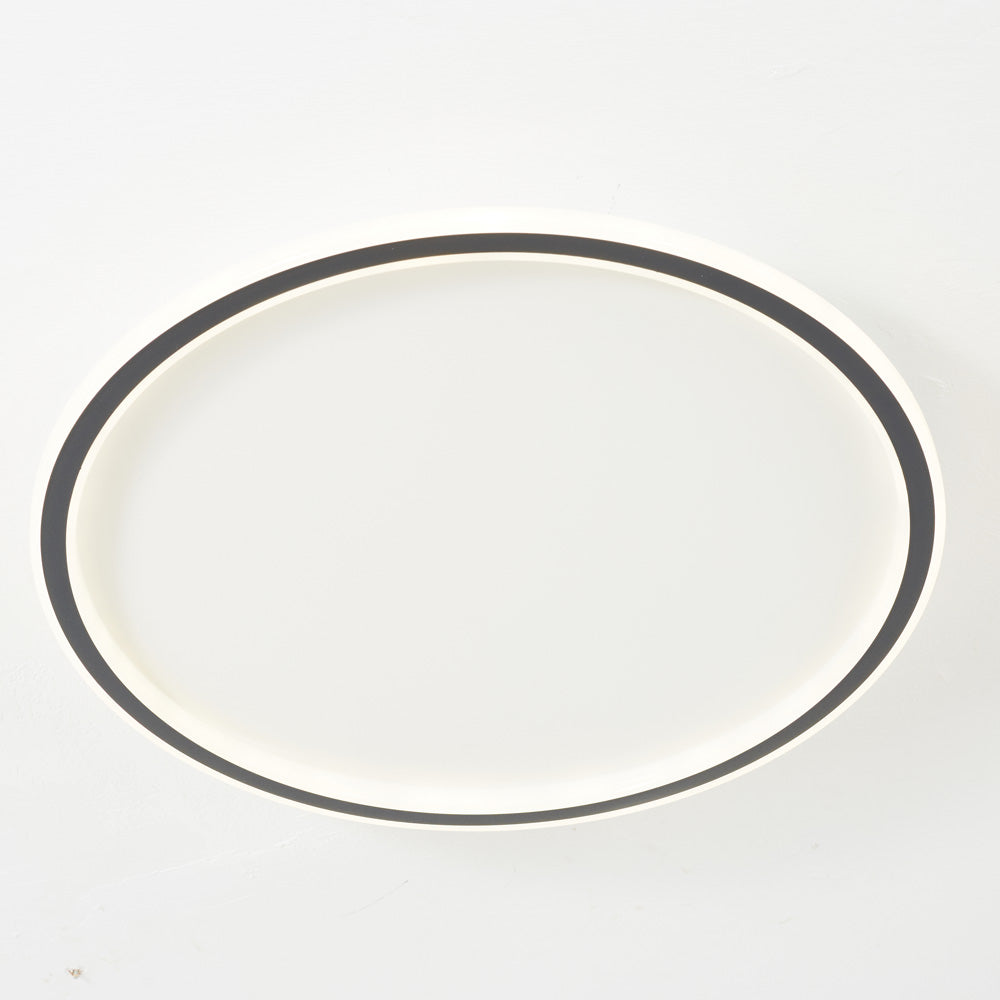Slim Round LED Flush Ceiling Light with Acrylic Diffuser - Arrielight