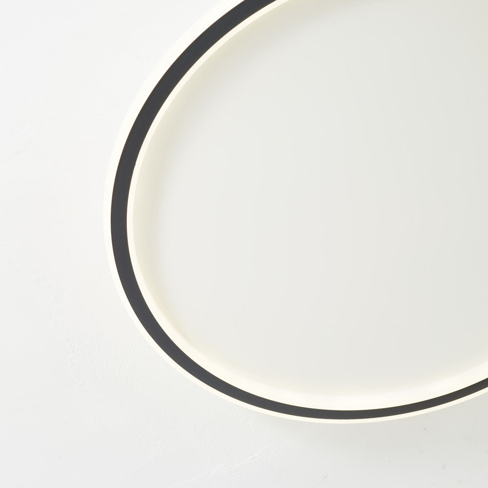 Slim Round LED Flush Ceiling Light with Acrylic Diffuser - Arrielight