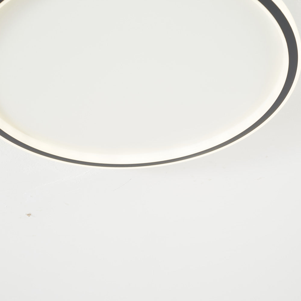 Slim Round LED Flush Ceiling Light with Acrylic Diffuser - Arrielight