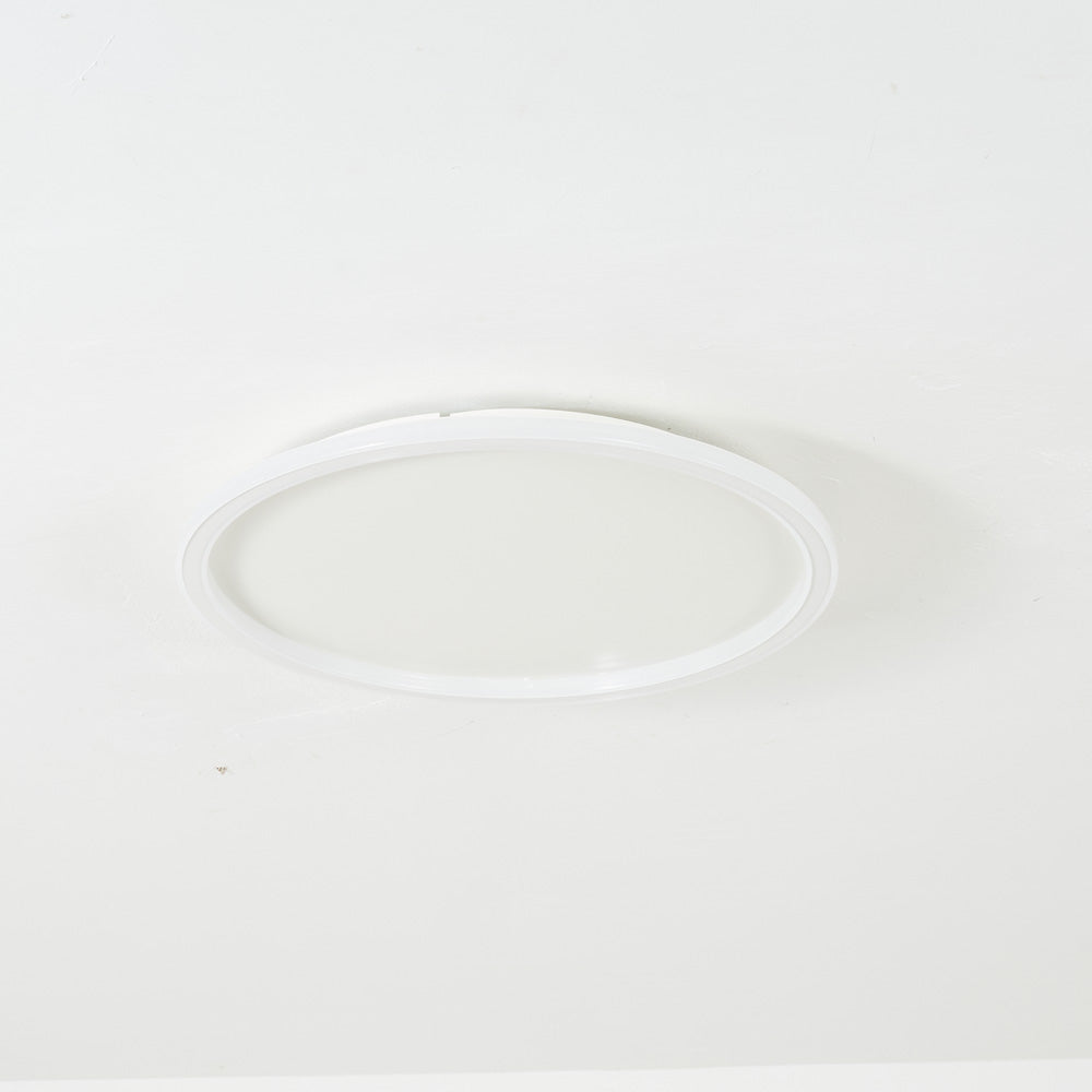 Slim Round LED Flush Ceiling Light with Acrylic Diffuser - Arrielight