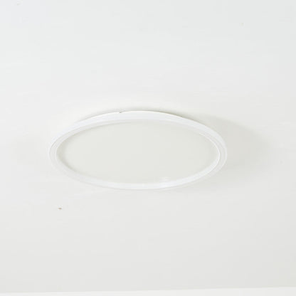 Slim Round LED Flush Ceiling Light with Acrylic Diffuser - Arrielight