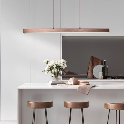 Linear Metal LED Bar Ceiling Pendant - Arrielight