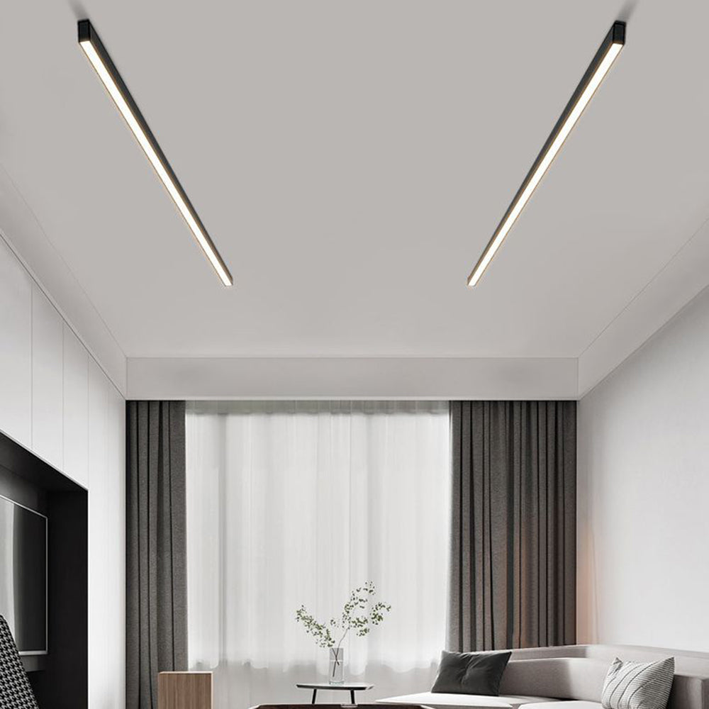 Slim Linear LED Flush Ceiling Light Bar - Arrielight