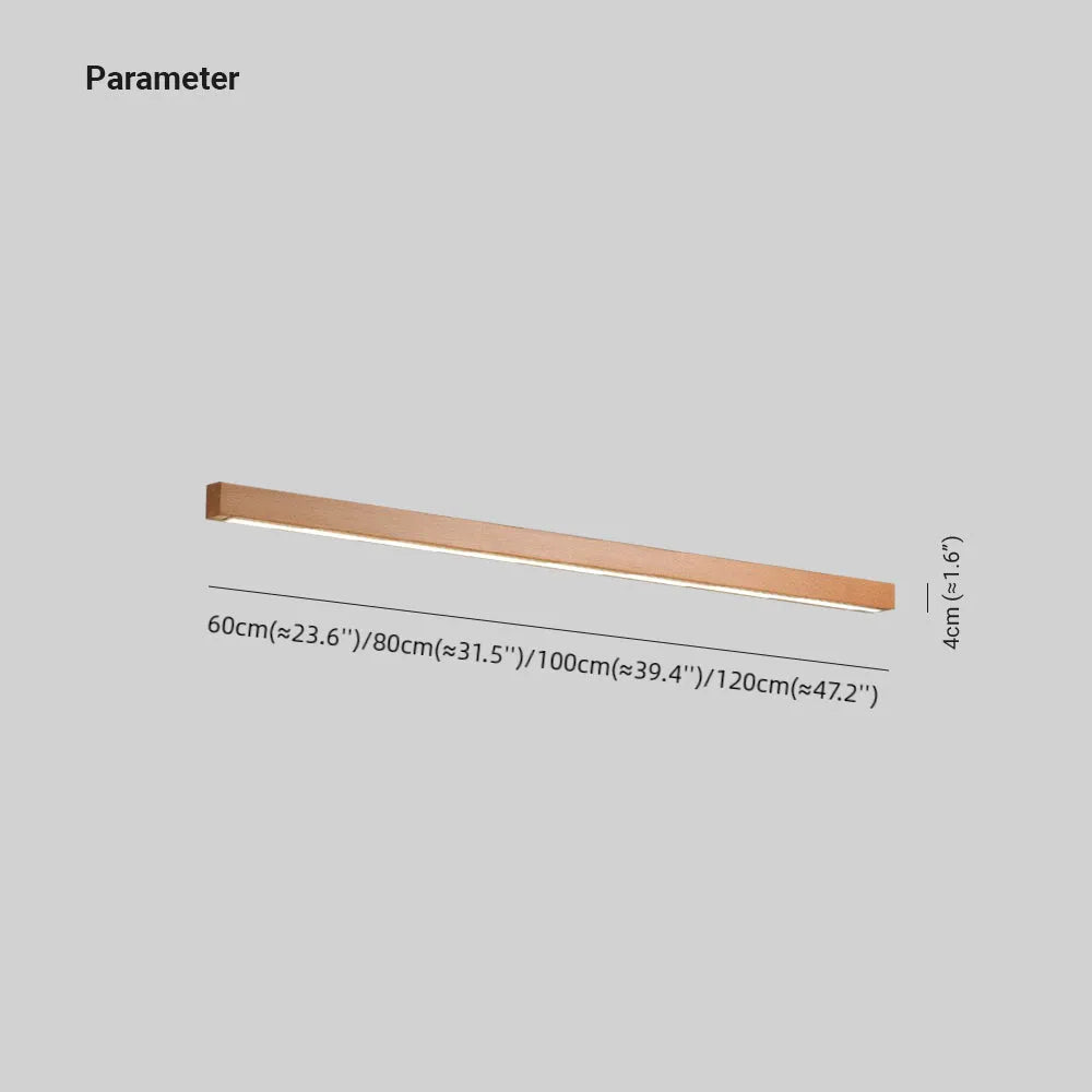 Linear Wood and Acrylic LED Wall Light - Arrielight
