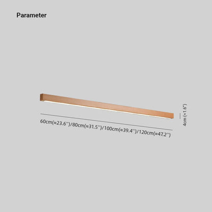 Linear Wood and Acrylic LED Wall Light - Arrielight