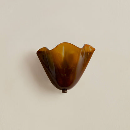 Decorative Retro Wall Light with Stained Glass Shade