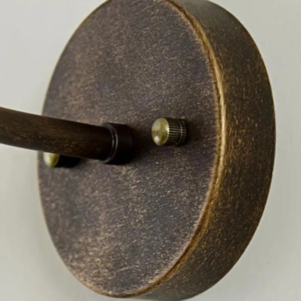 Rustic Bowl Gooseneck Metal Outdoor Wall Light - Arrielight
