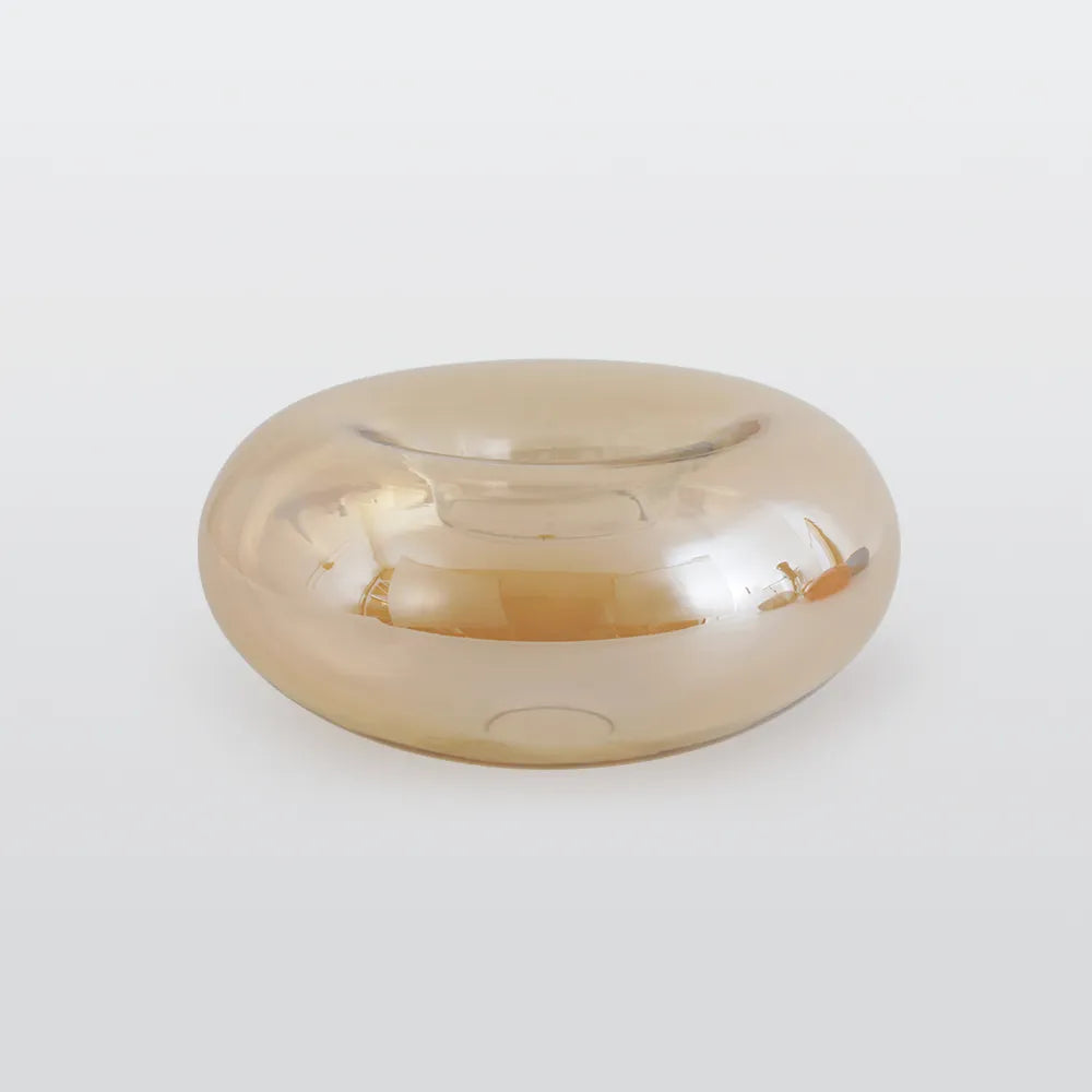 Tinted Glass Globe Semi-Flush Ceiling Light - Arrielight