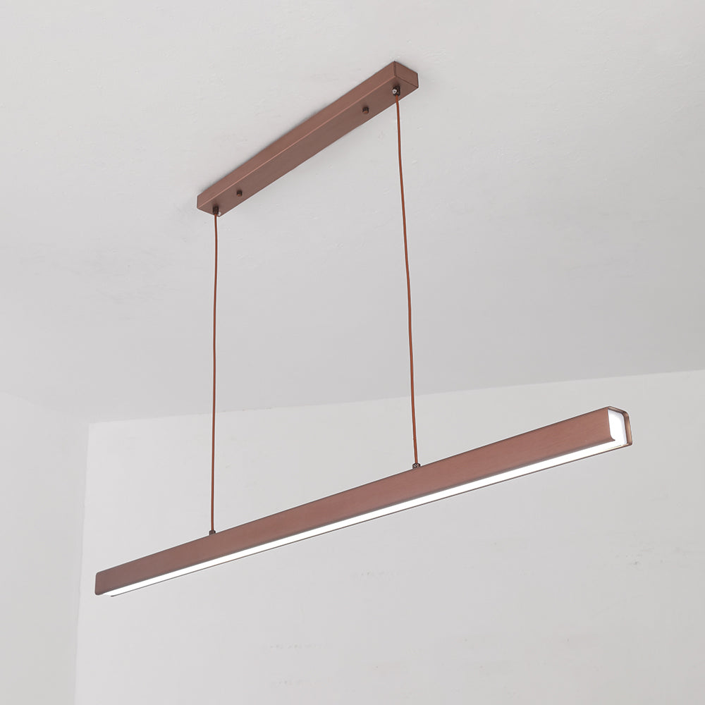 Linear Metal LED Bar Ceiling Pendant - Arrielight