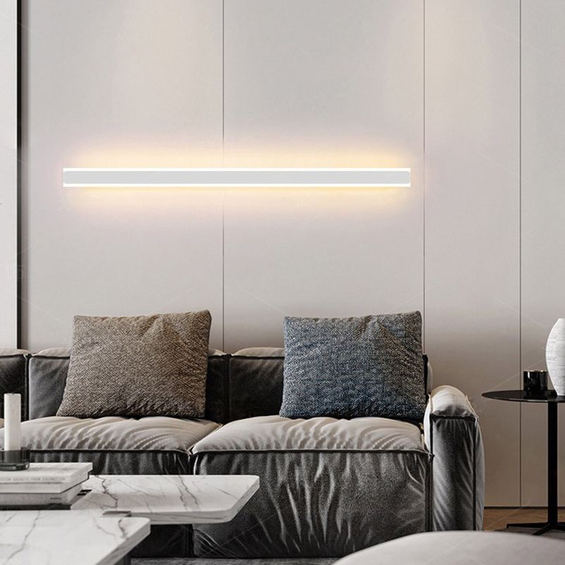 Minimalist Linear Metal and Acrylic LED Wall Light - Arrielight