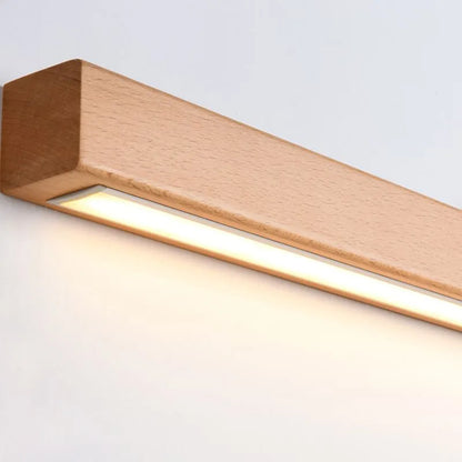 Linear Wood and Acrylic LED Wall Light - Arrielight
