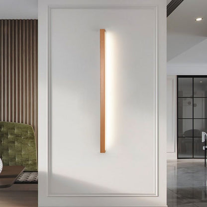 Linear Wood and Acrylic LED Wall Light - Arrielight