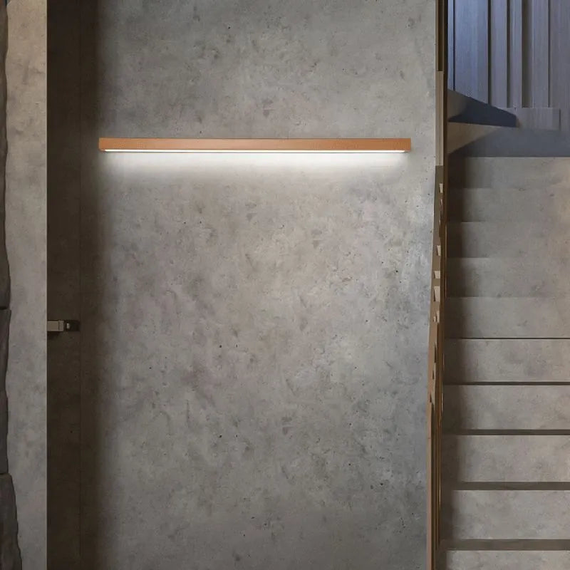 Linear Wood and Acrylic LED Wall Light - Arrielight