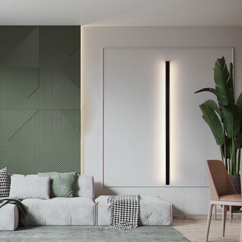 Minimalist Linear Metal and Acrylic LED Wall Light - Arrielight