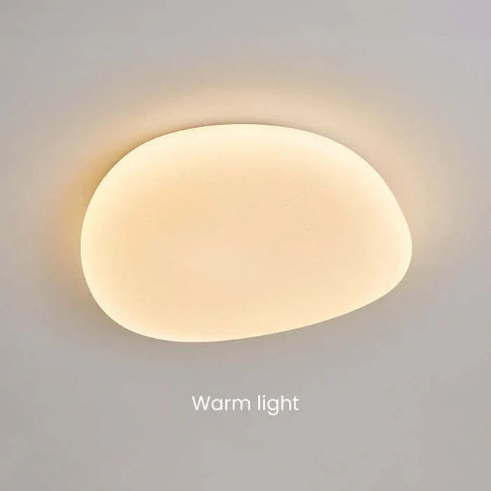 Organic LED Ceiling Light – Natural Stone Shape