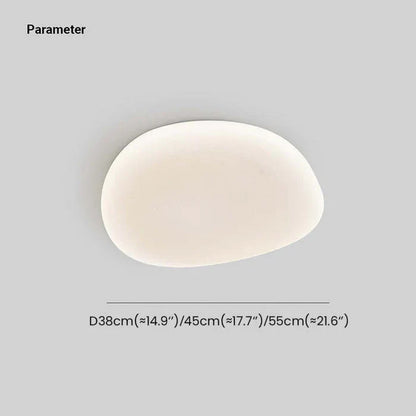 Organic LED Ceiling Light – Natural Stone Shape