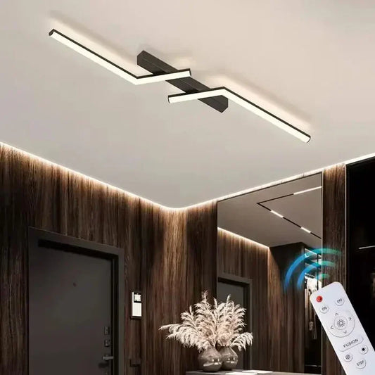 Modern LED Ceiling Light – Geometric Design