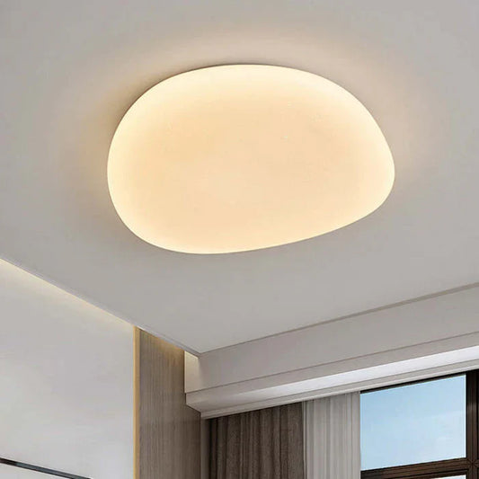 Organic LED Ceiling Light – Natural Stone Shape