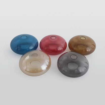 Tinted Glass Globe Semi-Flush Ceiling Light - Arrielight
