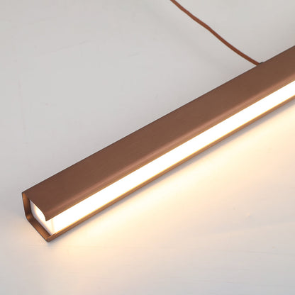 Linear Metal LED Bar Ceiling Pendant - Arrielight
