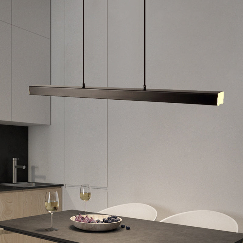 Linear Metal LED Bar Ceiling Pendant - Arrielight
