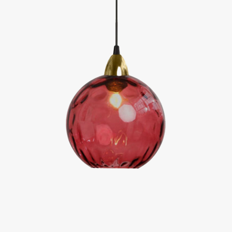 Coloured Glass Ceiling Pendant - Arrielight