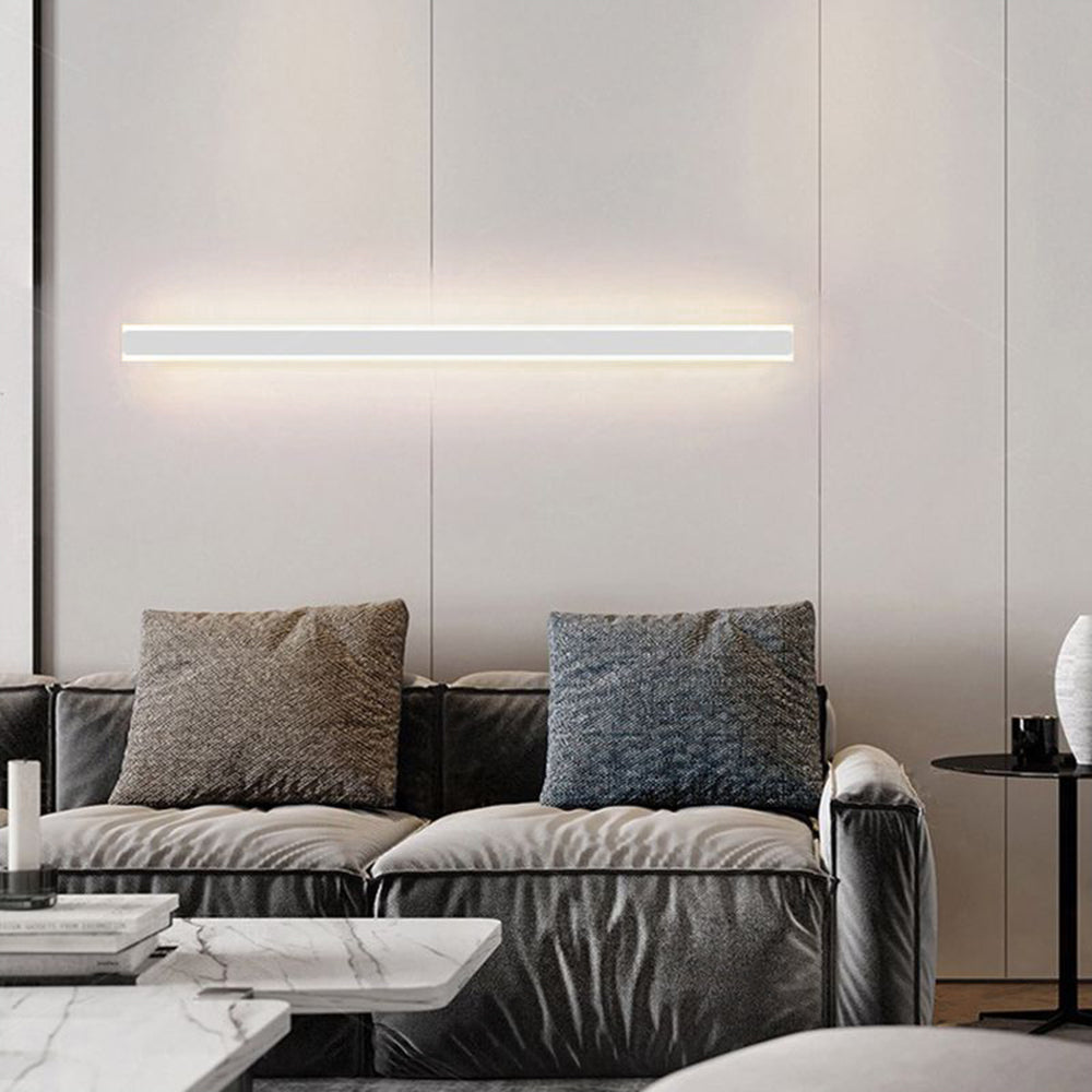 Minimalist Linear Metal and Acrylic LED Wall Light - Arrielight