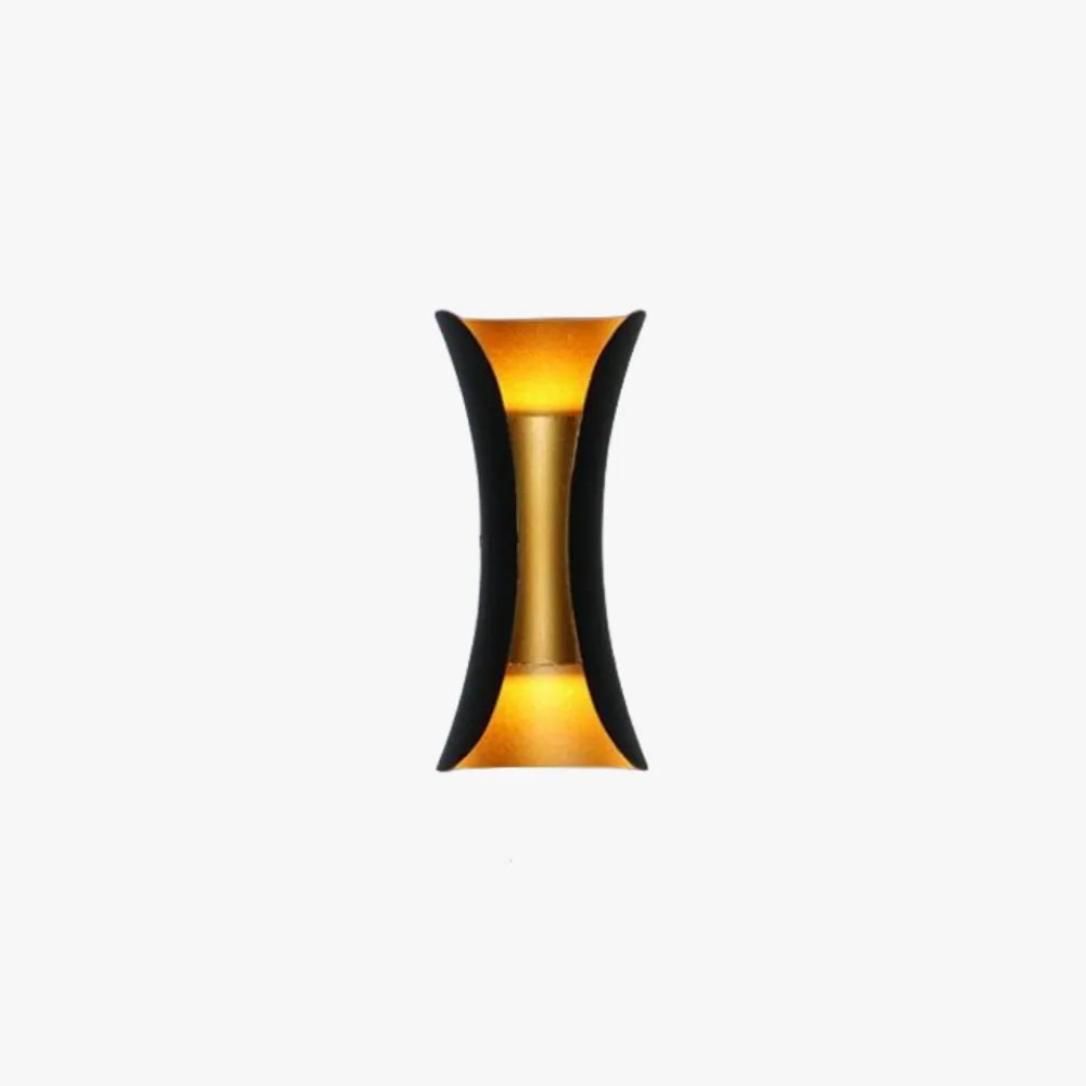 Curved Up and Down LED Outdoor Wall Light - Arrielight