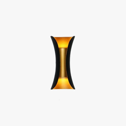 Curved Up and Down LED Outdoor Wall Light - Arrielight