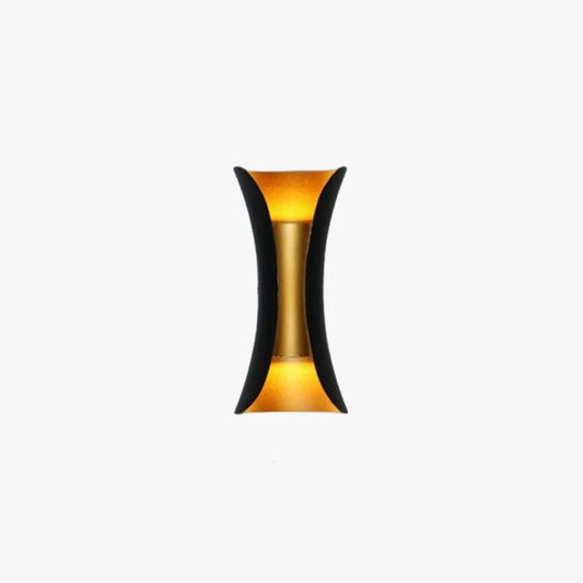 Curved Up and Down LED Outdoor Wall Light - Arrielight
