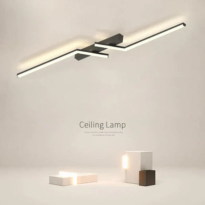 Modern LED Ceiling Light – Geometric Design