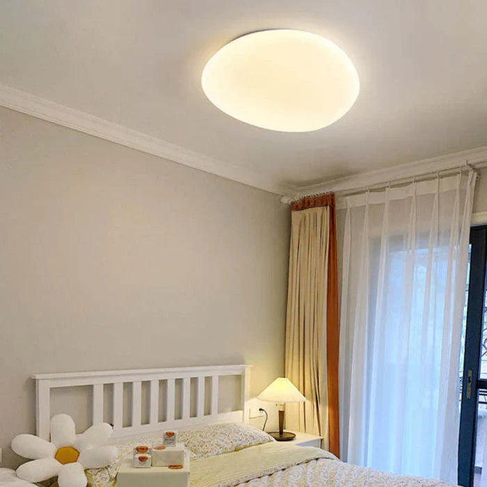 Organic LED Ceiling Light – Natural Stone Shape