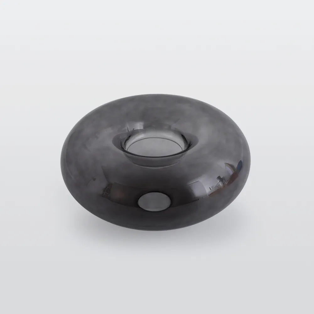 Tinted Glass Globe Semi-Flush Ceiling Light - Arrielight