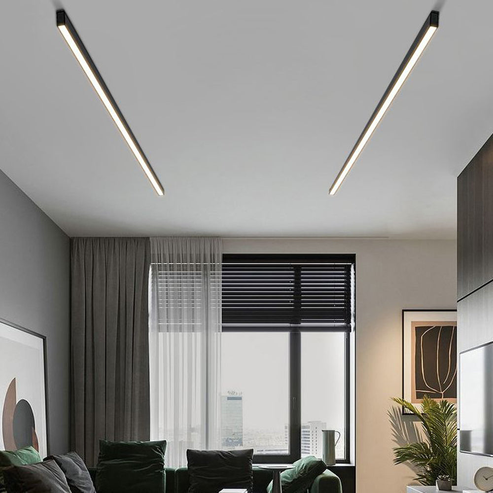Slim Linear LED Flush Ceiling Light Bar - Arrielight