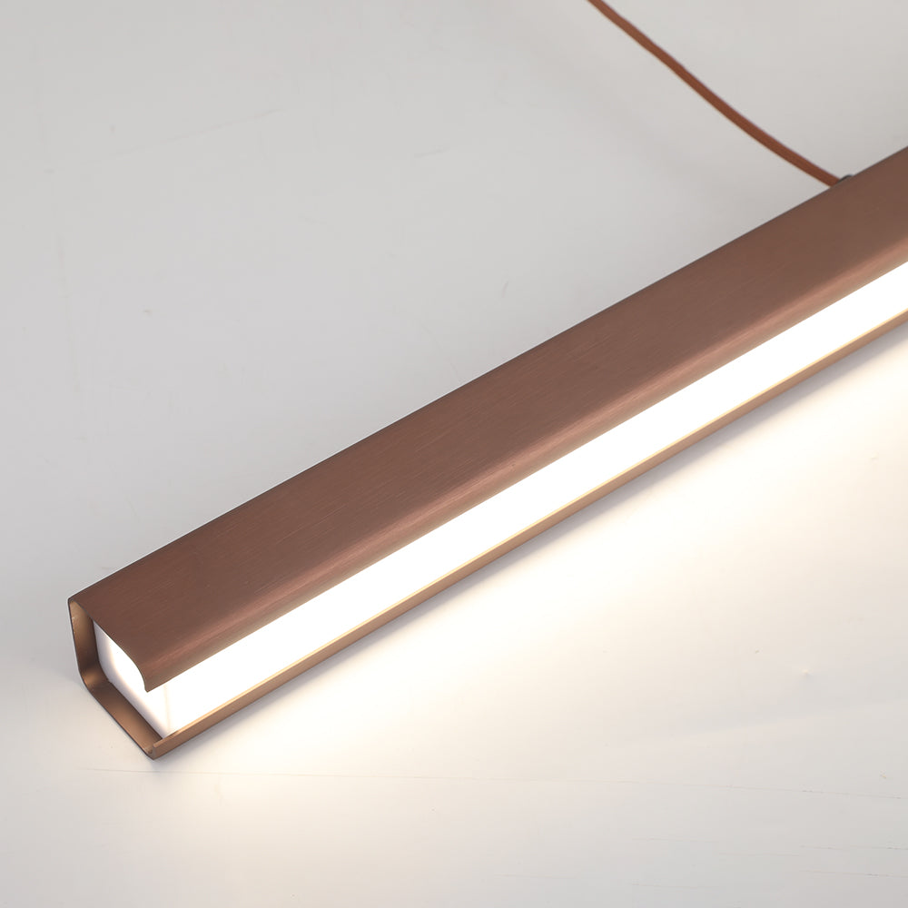 Linear Metal LED Bar Ceiling Pendant - Arrielight