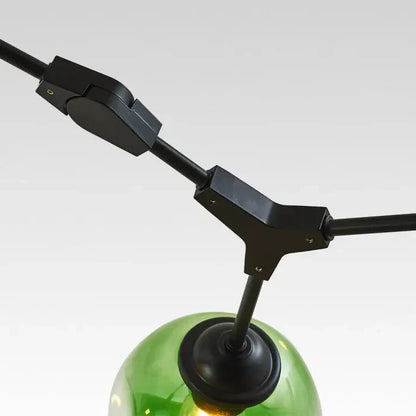 8-Arm Molecular Chandelier – Designer LED Ceiling Light