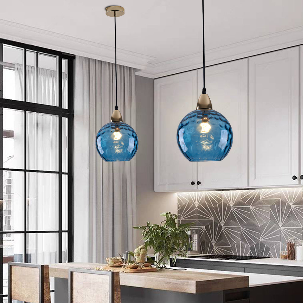 Coloured Glass Ceiling Pendant - Arrielight