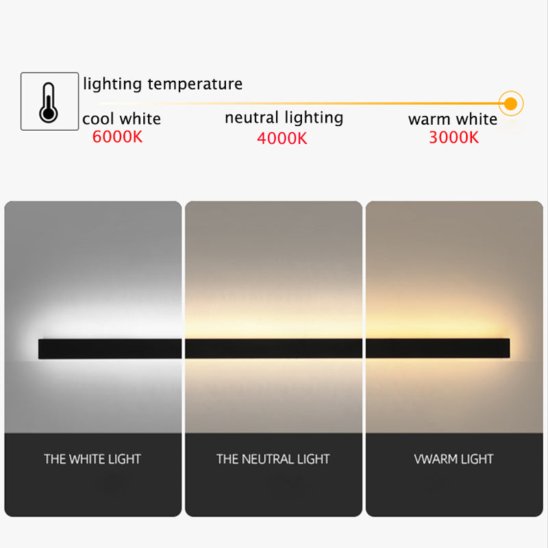 Slim Linear LED Outdoor Wall Light - Arrielight